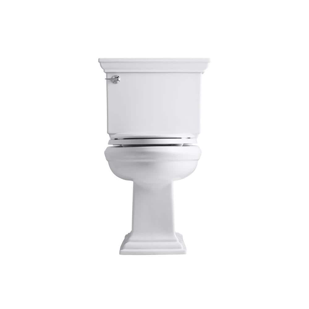 White High Efficiency Elongated Free Standing Toilet