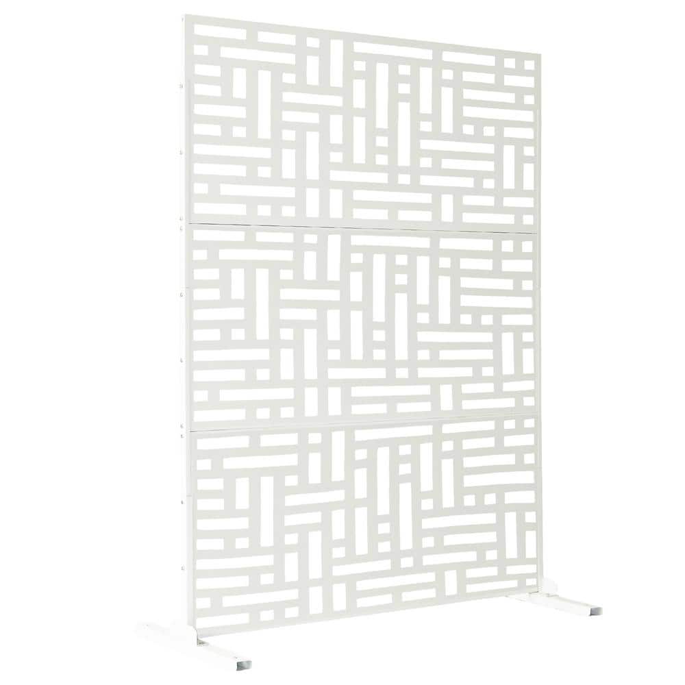 73 in. White Decorative and Privacy Aluminum Garden Fence price history on PriceWatchPro