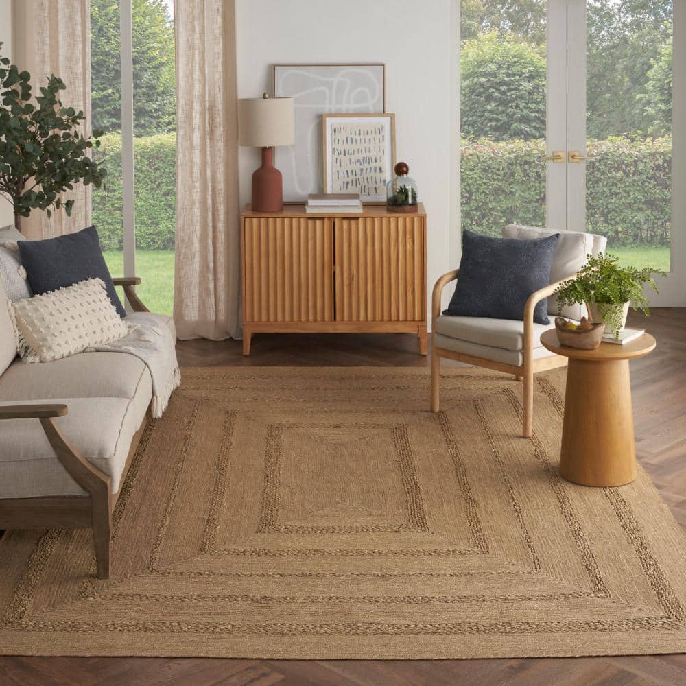 Natural Seagrass Flat Woven Handmade 8' x 10' Rug