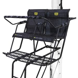 18 ft. Durable Steel Denali 2-Man Ladder Treestand with Safe-Tread Steps