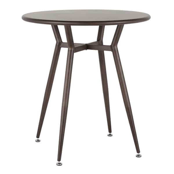 Lumisource Clara Round Antique Metal Dinette Table