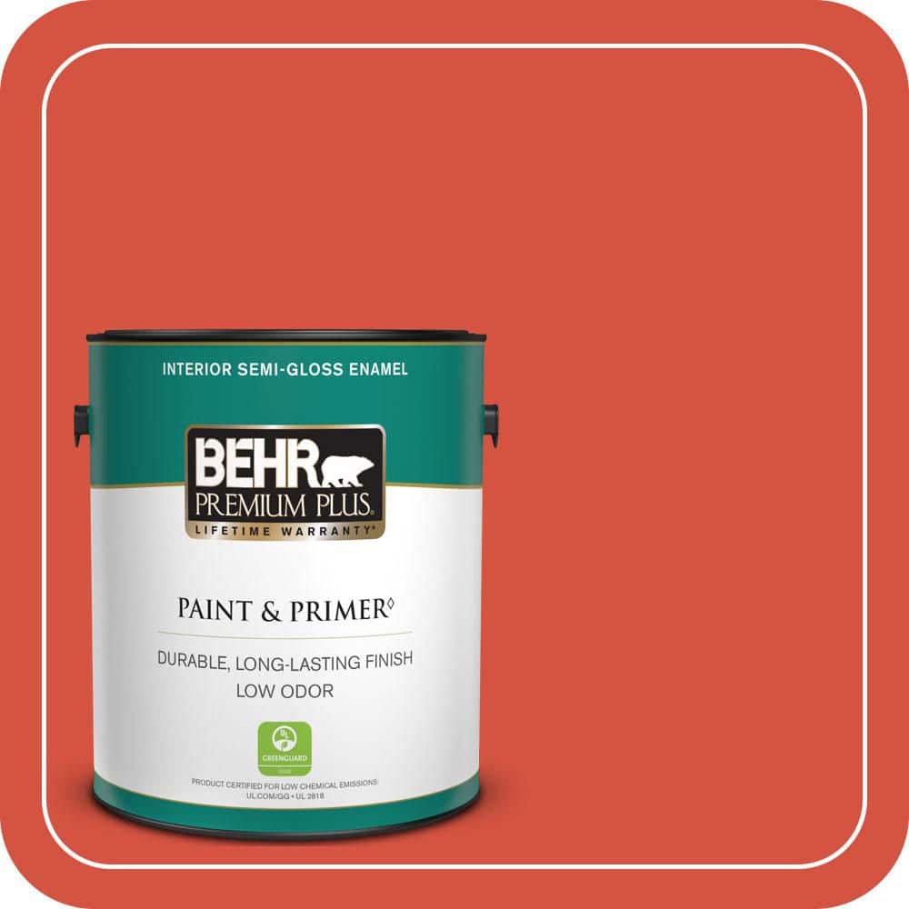 1 gal. #T18-12 Spirit Warrior Semi-Gloss Enamel Low Odor Interior Paint & Primer price history on PriceWatchPro
