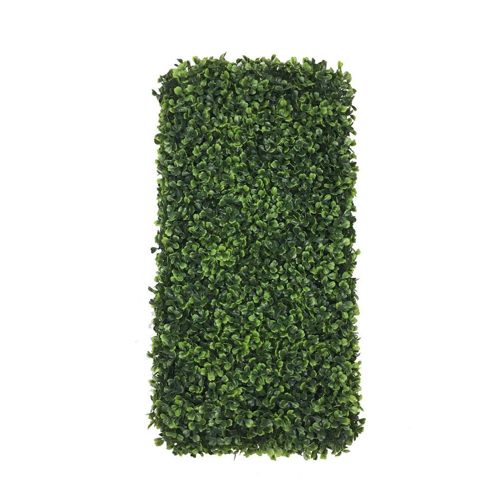 Vickerman 24" Green Faux Boxwood Hedge for Indoor Outdoor Use