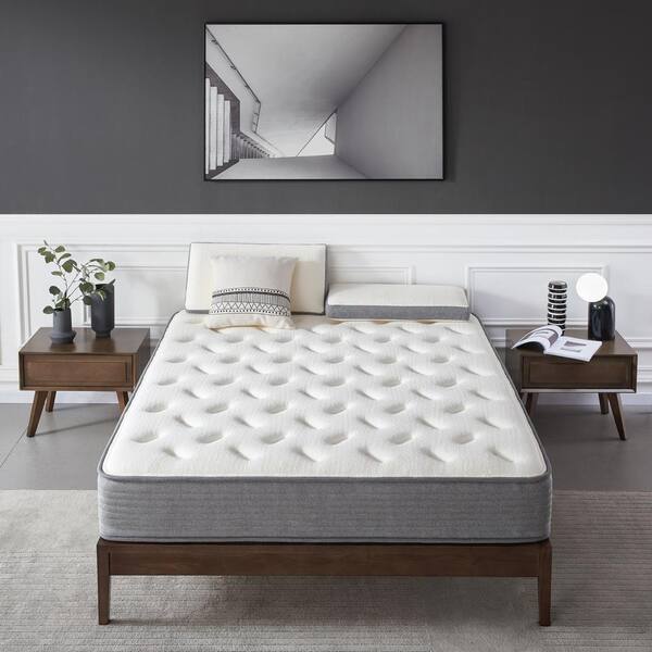 DH DIGLANT HOME Aasim 10 in. Medium Firm Gel Memory Foam Hybrid Tight Top California King Mattress