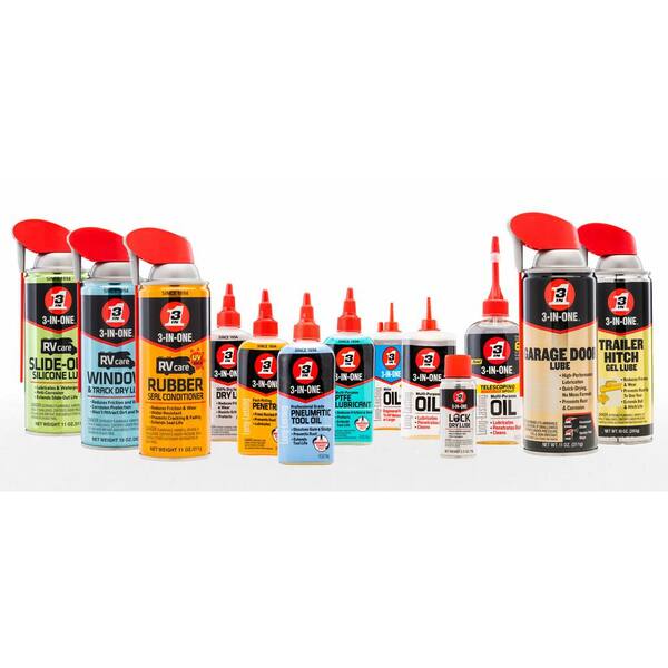 3 In One 4 Oz Fast Acting Penetrant Drip Oil 120015 The Home Depot