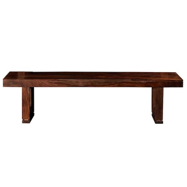 PRIMO INTERNATIONAL Harrington Brown Acacia Solid Wood Backless Dining Bench 70 in. W x 18 in. H