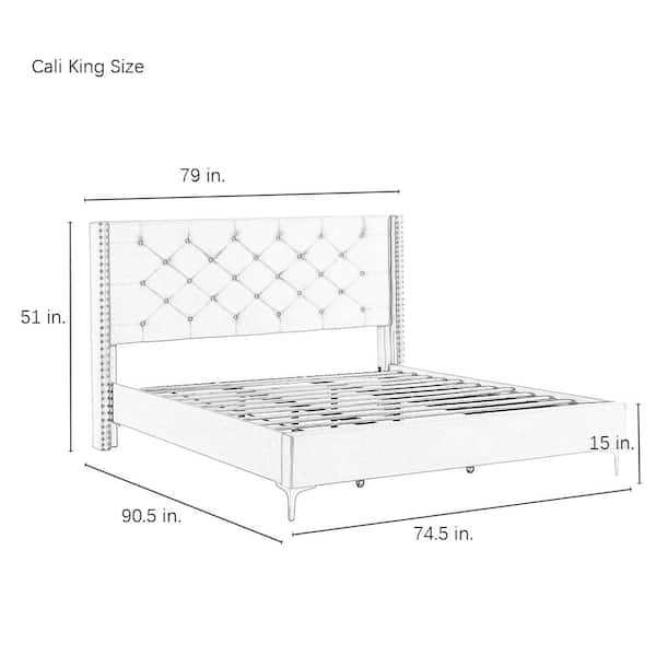 California king store box frame