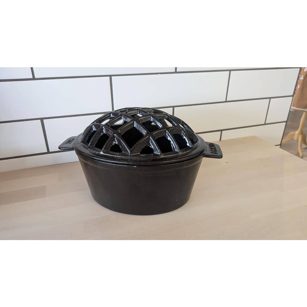 2.5 qt. Cast Iron Lattice Wood Stove Steamer price history on PriceWatchPro