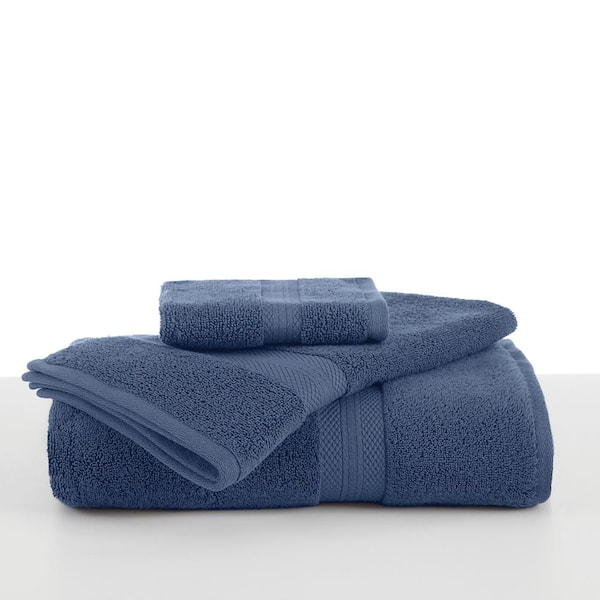 Martex Abundance Blue Moon Solid Cotton Blend Single Bath Towel