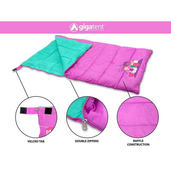 pink double sleeping bag