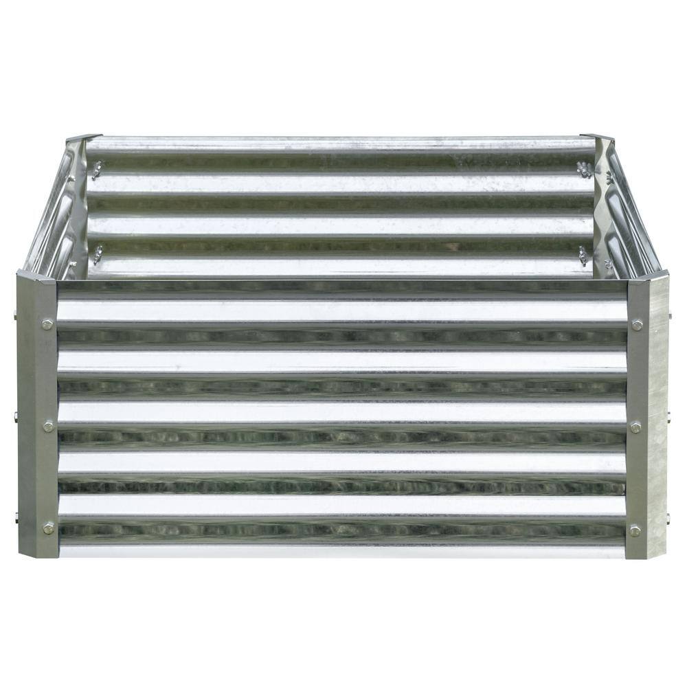 Galvanized Steel Raised Garden Bed 36x36x17