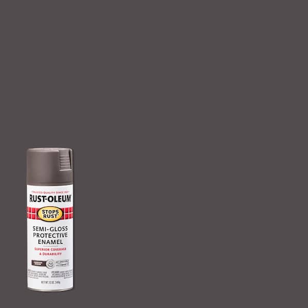 Rust-Oleum Stops Rust 12 oz. Protective Enamel Semi-Gloss Anodized Bronze Spray Paint (6-Pack)