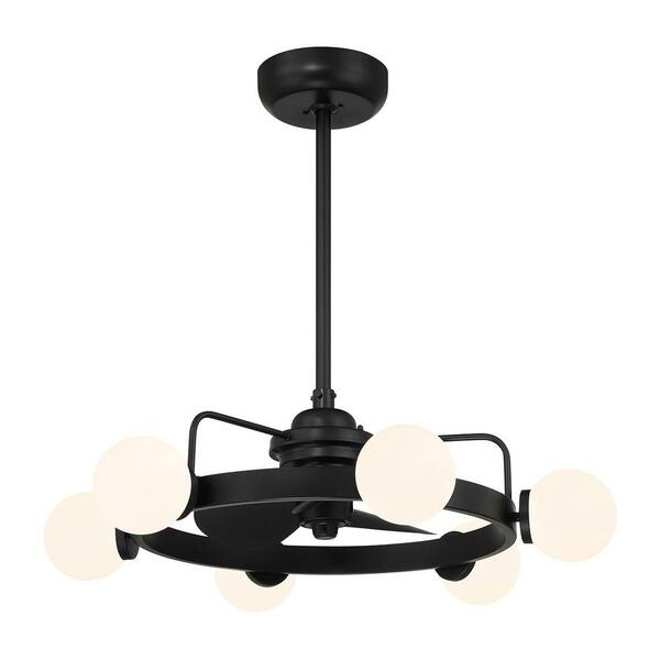 Savoy House Gibson 30 in. W Indoor Matte Black Integrated LED Fan