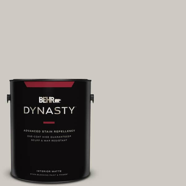 BEHR DYNASTY 1 gal. Home Decorators Collection #HDC-WR14-2 Winter Haze  Matte Interior Stain-Blocking Paint & Primer 165001 - The Home Depot