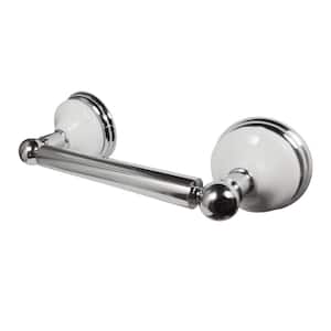 Victorian Toilet Paper Holder in Polished Chrome