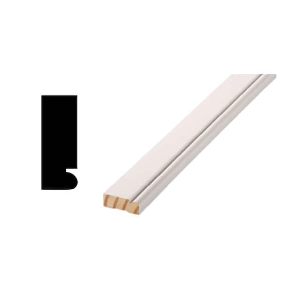 Woodgrain Millwork 176 5/8 in. x 1-5/8 in. x 84 in. Primed FIngerJointed Brick Moulding