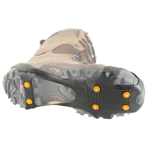 Original Ice Cleat Size X-Large Black Stretch Rubber with 12-Steel Spikes/Pair