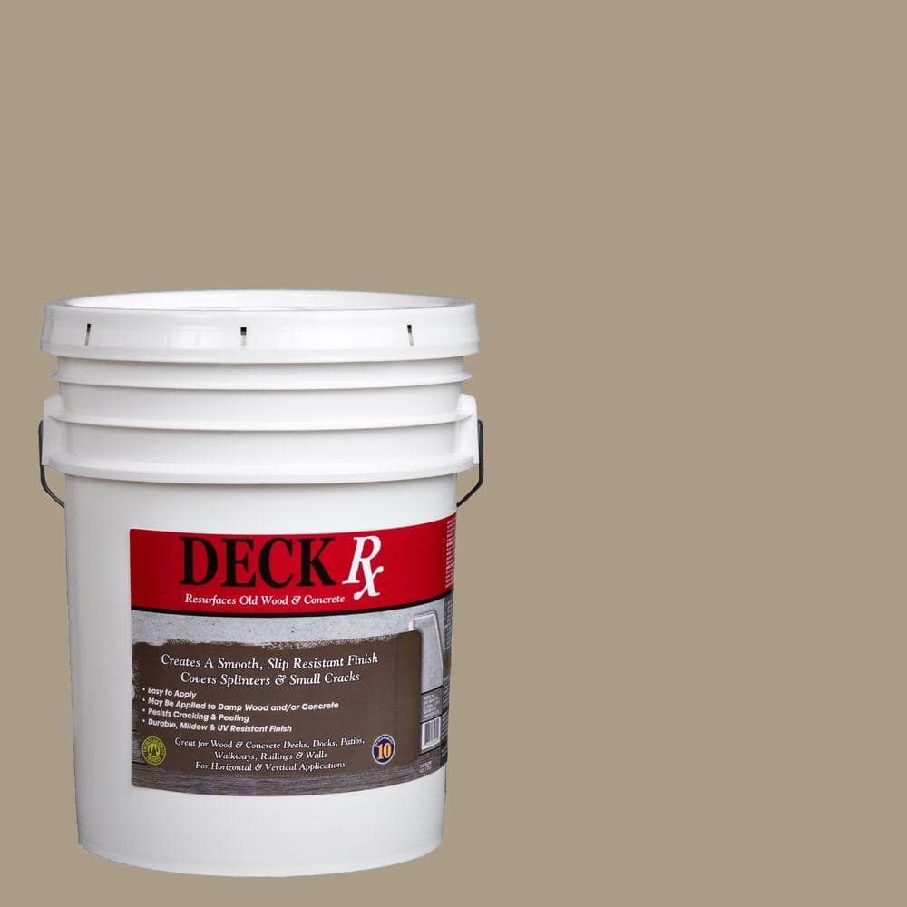 Deck Rx 5 gal. Mediterranean Wood and Concrete Exterior Resurfacer