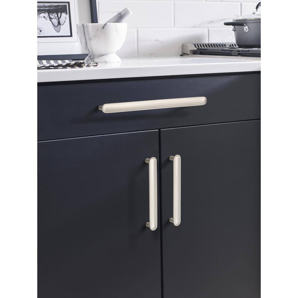 Satin Nickel Brushed Cabinet Bar Pull with Mounting Hardware