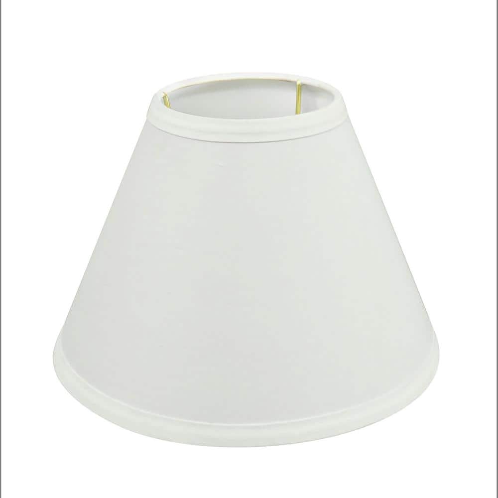 Off-White Cotton Empire Lamp Shade 9-inch