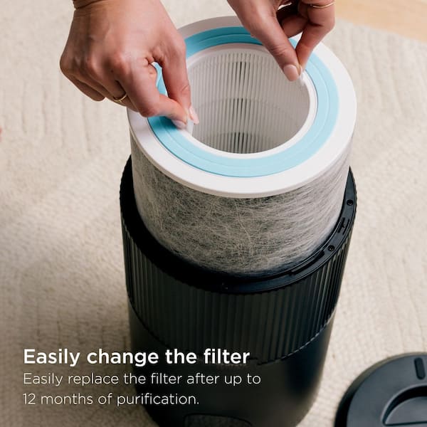 shark air purifier for cigarette smoke Clean Sense Portable with Odor Neutralizer Technology, HEPA Filter, 500 sq. ft lasting HEPA filtration Shark BreatheClear with NeverChange Air