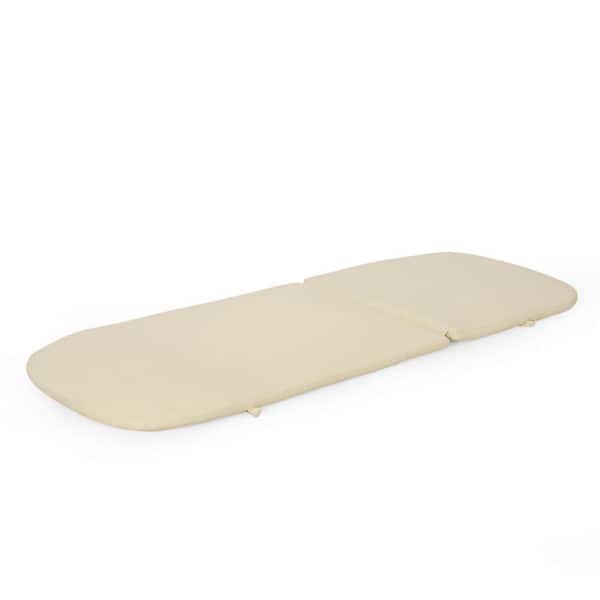 Primrose 28 in. x 36.0 in. Outdoor Patio Chaise Lounge Cushion in Beige