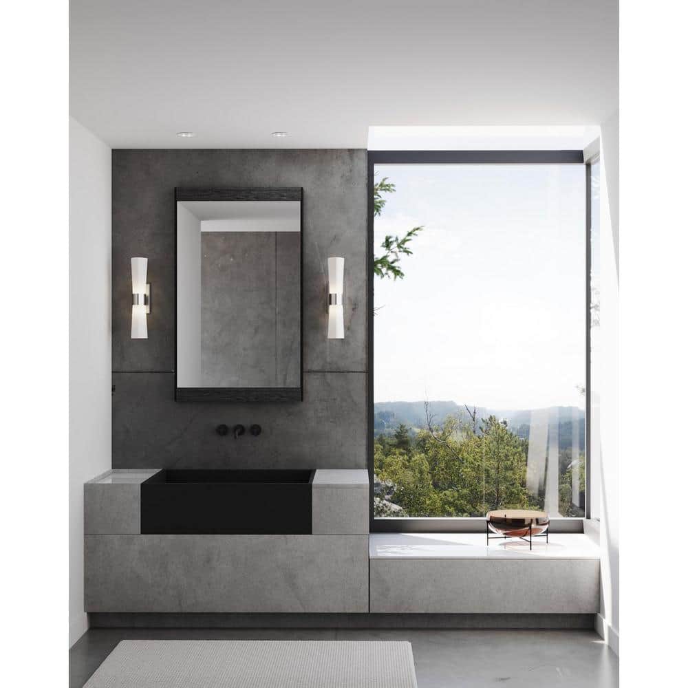Zura Brushed Nickel 21" Modern Bath Vanity Light