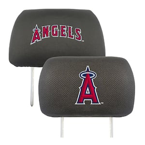Los Angeles Angels Embroidered Head Rest Universal Cover Set - 2 Pieces 13 in. x 10 in. x 0.5 in.
