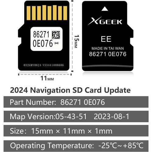 Navigation SD Card Update 86271 0E076-Micro SD Map Card Compatible with Toyota, Tacoma, Highlander, etc. USA/Canada Car Cell Phone Accessories