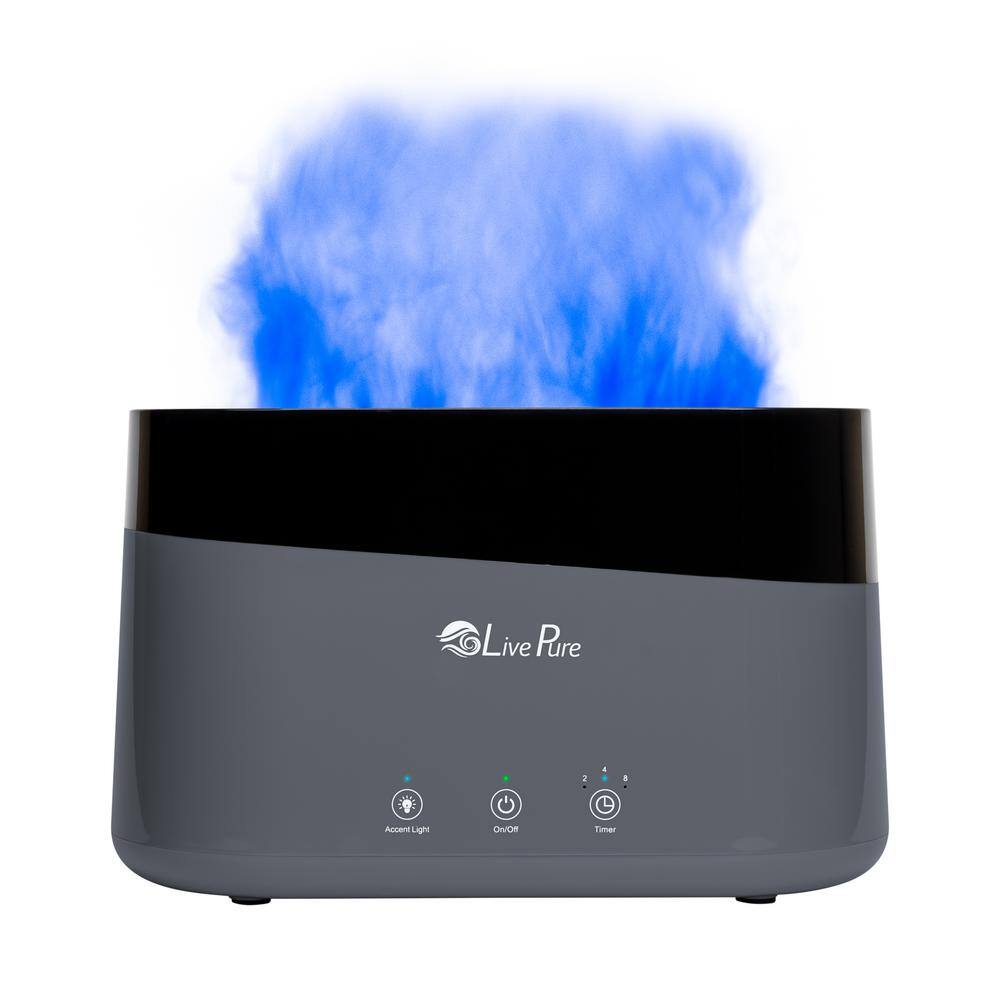 FILTER-MONSTER LivePure AquaFlame Ultrasonic Humidifier