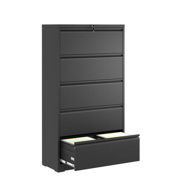 Flynama Black 3-Drawer 15.75-in File Cabinet