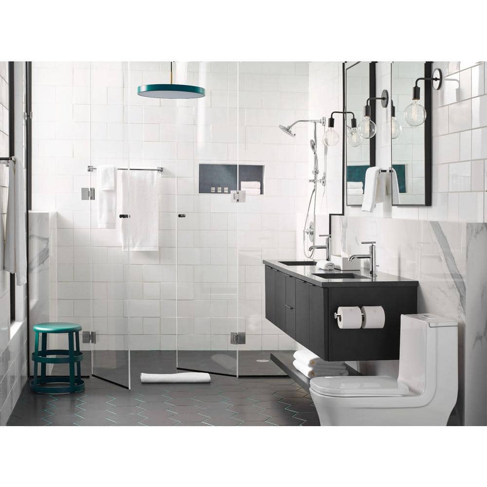Sleek Modern Chrome Single-Handle 8'' Bathroom Faucet