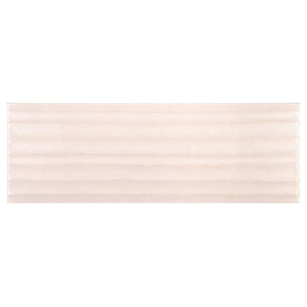 Jeffrey Court Ivory Lines 9.8 in. x 28.7 in. Glossy Ceramic Wall Tile (1.964 sq. ft. / each)