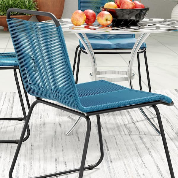 armless metal patio chairs