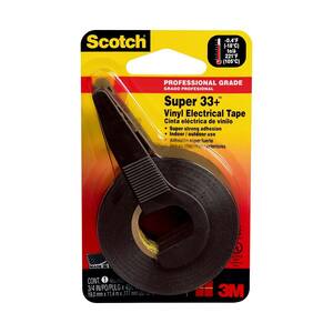 Super 33+ 0.75 in x 12.5 yd, Vinyl Electrical Tape (Case of 24)