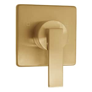 Lura 1-Handle Transfer Valve Trim in Brushed Bronze (Valve Not Included)