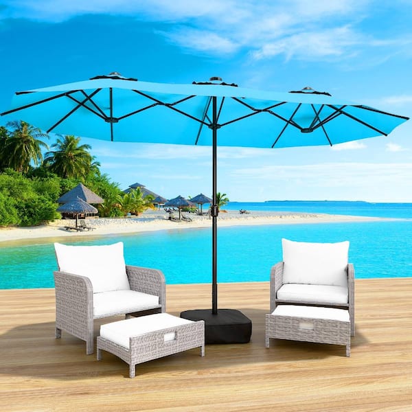 corliving offset patio umbrella ppu440 Deluxe Offset Patio Umbrella