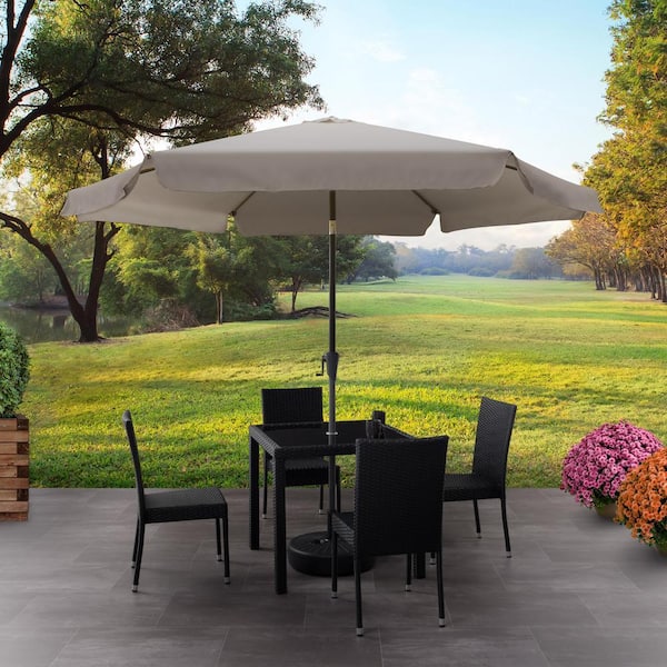corliving 10 ft offset patio umbrella Hanging This umbrella has a classic CorLiving 10ft Cantilever Patio Umbrella,