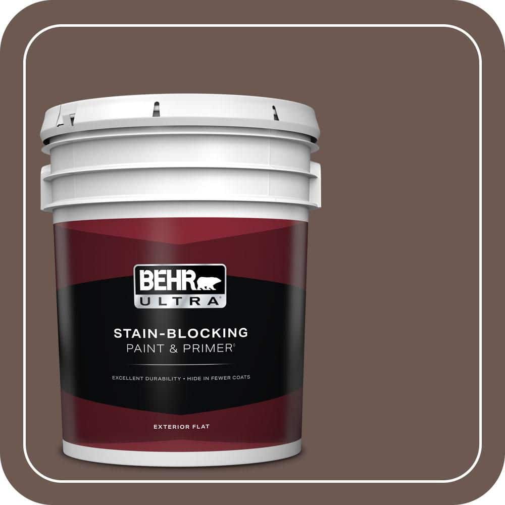 5 gal. #N180-7 Oiled Teak Flat Exterior Paint & Primer price history on PriceWatchPro