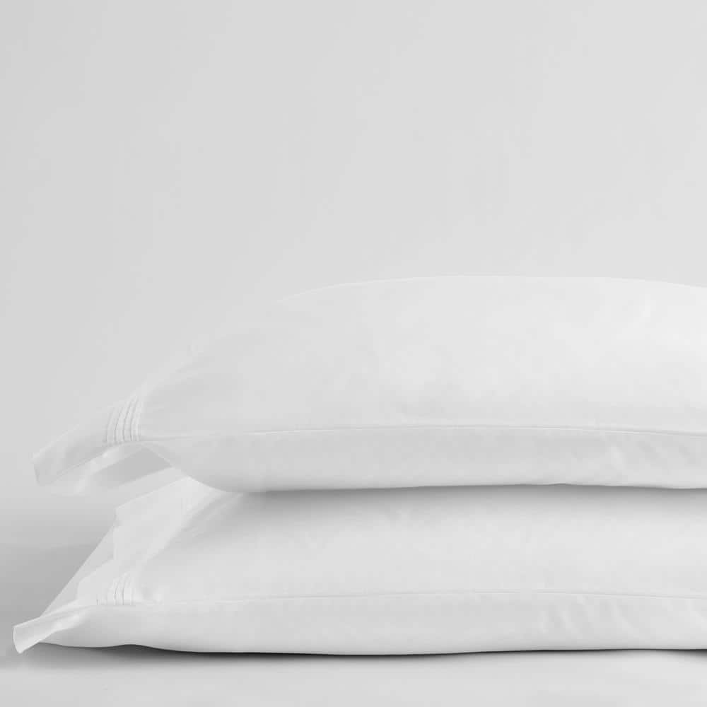 The Company Store Legends White Solid 600-Thread Count Egyptian Cotton ...