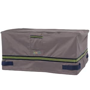 Duck Covers Soteria 56 in. Grey Rectangular Fire Pit Cover