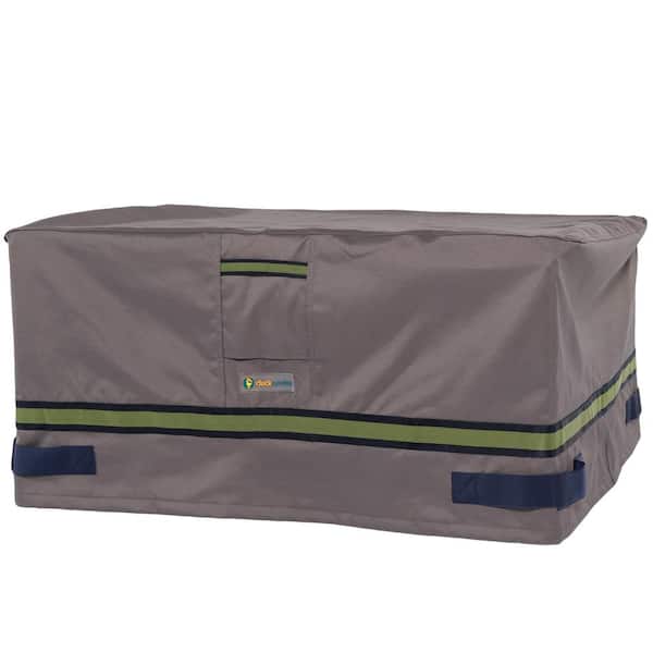 Classic Accessories Duck Covers Soteria 56 in. Grey Rectangular Fire Pit Cover