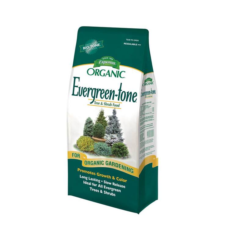 Espoma Evergreen Tone 8 lbs. Organic Tree and Shrub Plant Food (4-3-4)