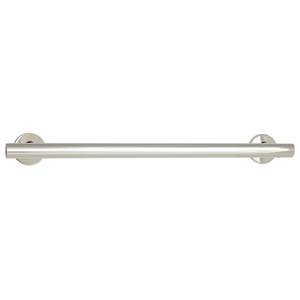 18 in. Coronado Designer Wall Mount Bathroom Shower Grab Bar, 1-1/4 in. Dia in Polished price history on PriceWatchPro