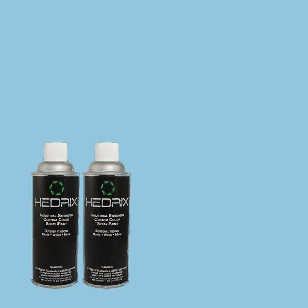 Hedrix 11 oz. Match of 540B-4 Horizon Haze Semi-Gloss Custom Spray Paint (2-Pack)