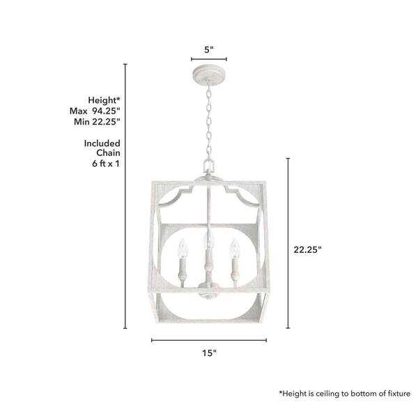 Hunter Highland Hill 8-Light Distressed Gold Traditional Led Bare Bulb Chandelier