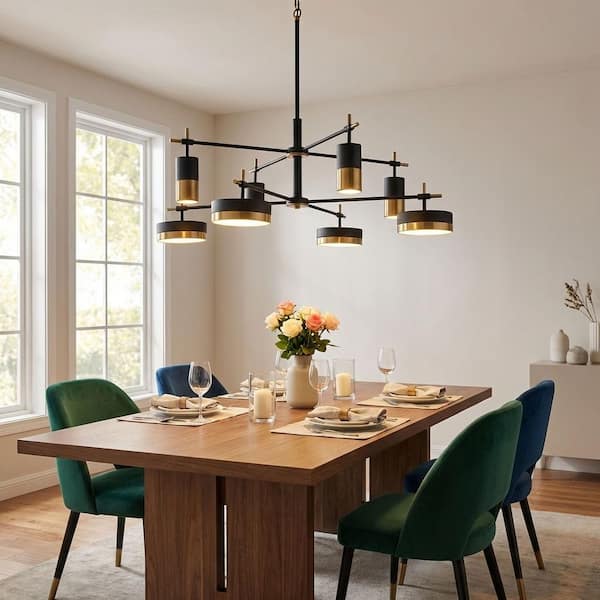 Savoy House Ashor 42 in. W x 15 in. H 8-Light Matte Black with