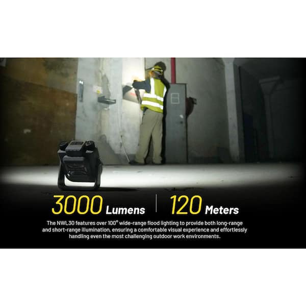 NWL30 3000 Lumens Rechargeable Battery Powered LED Outdoor Lantern Flashlight