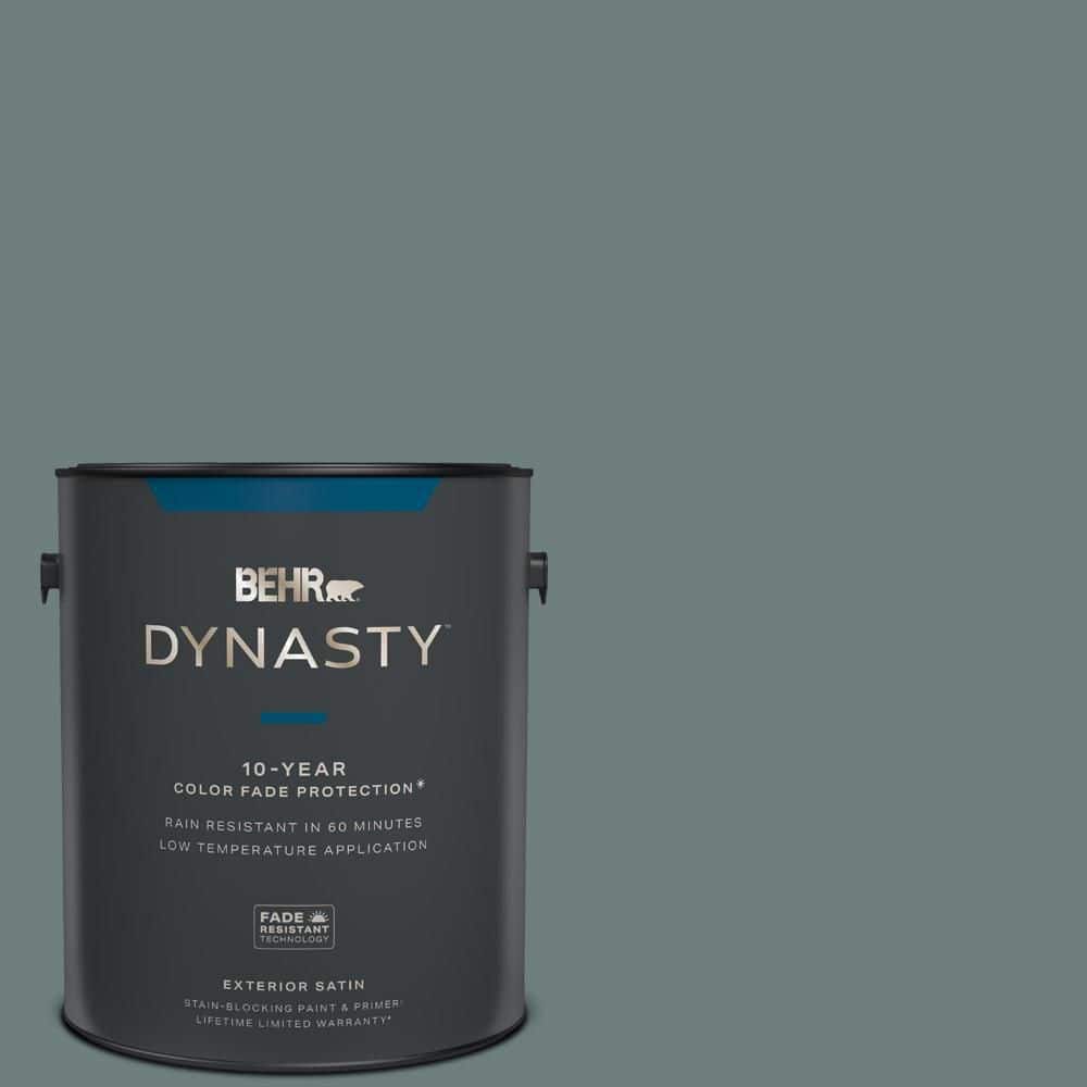 BEHR DYNASTY 1 gal. N4405 Coney Island Satin Enamel Exterior Stain