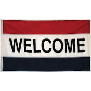 3 ft. x 5 ft. Welcome Flag